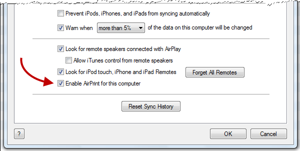 AirPrint su Windows