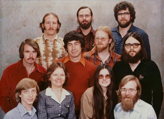 Il team Microsoft nel 1978