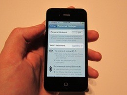 L'iPhone diventa un hot spot WiFi ma a caro prezzo