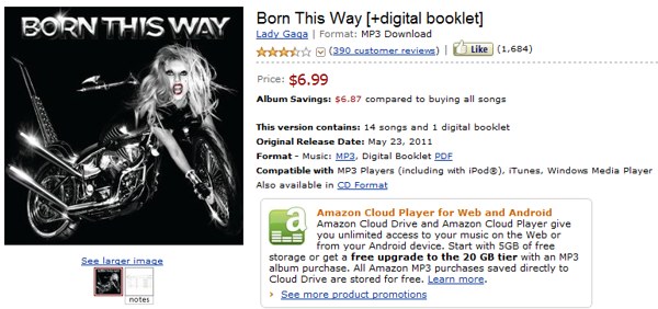 Born This Way su Amazon Born This Way su Amazon