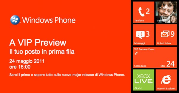 Evento Windows Phone Evento Windows Phone