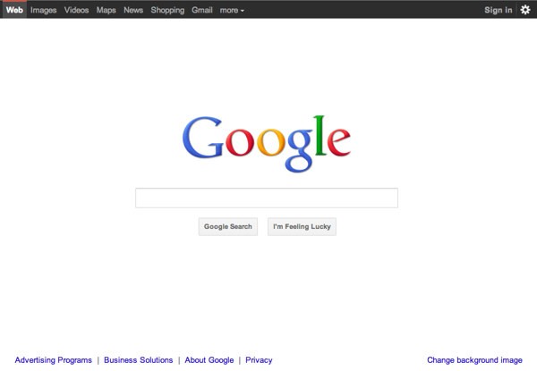 Google Homepage