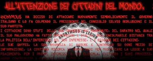 Rivendicazione degli Anonymous