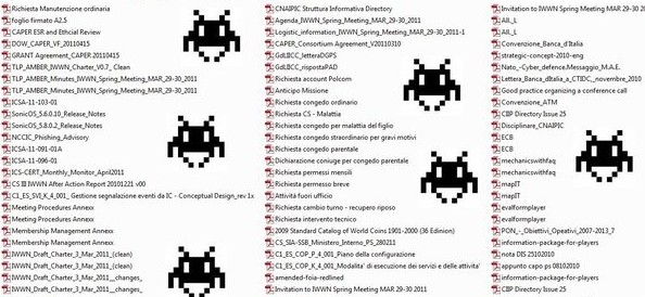 Anteprima dei file trafugati dai server CNAIPIC Anteprima dei file trafugati dai server CNAIPIC