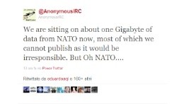 Anonymous violano i server della NATO Anonymous violano i server della NATO