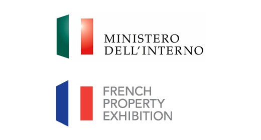 Loghi del Ministero dell'Interno e della French Property Exhibition