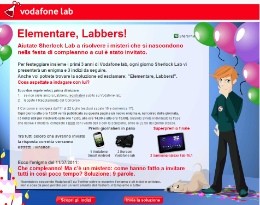 Vodafone lancia Social Hunt per festeggiare i 3 anni di Vodafone Lab Vodafone lancia Social Hunt per festeggiare i 3 anni di Vodafone Lab