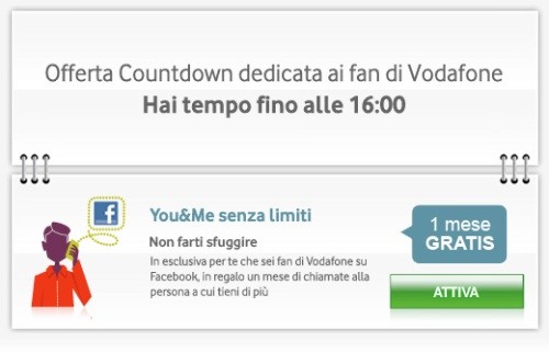 Vodafone: ecco il regalo esclusivo per gli iscritti alla pagina Facebook