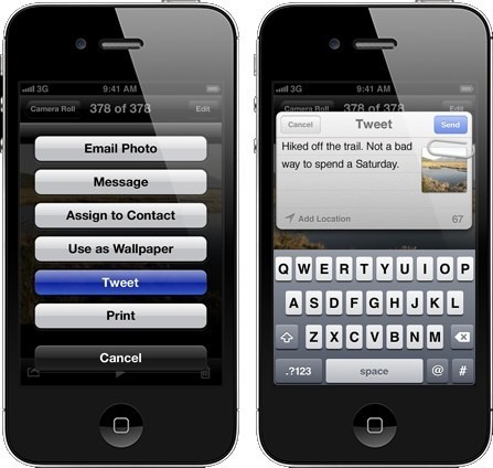 Twitter integrato su iOS 5