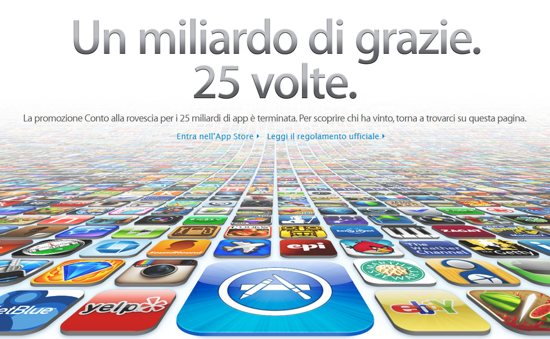 Un miliardo di volte grazie. 25 volte