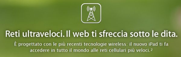 Reti ultraveloci con il nuovo iPad