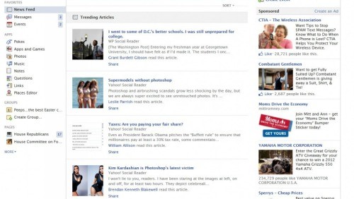 Facebook, a breve le notizie trend sulla tua bacheca