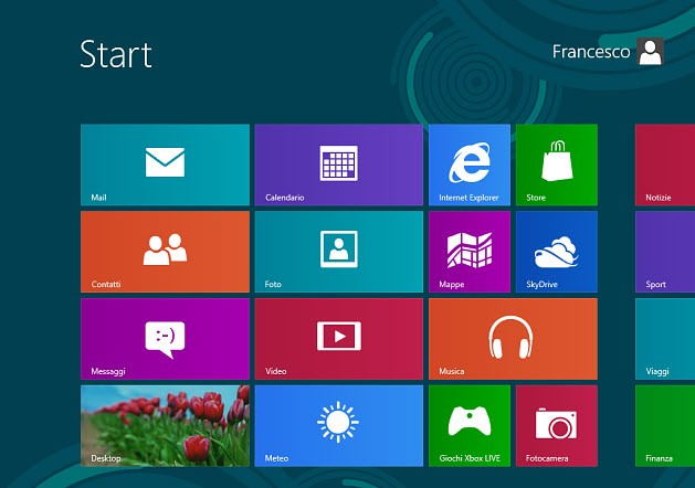 Windows 8, interfaccia Metro