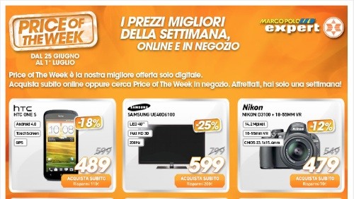 Marcopolo Expert Price Of The Week: una settimana di sconti su molti prodotti di elettronica Marcopolo Expert Price Of The Week: una settimana di sconti su molti prodotti di elettronica