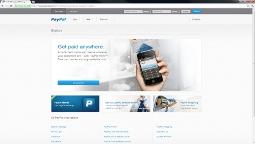 PayPal lancia il nuovo sito Web touch friendly PayPal lancia il nuovo sito Web touch friendly