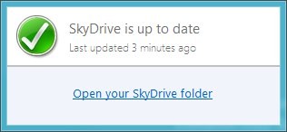 Status Windows di SkyDrive