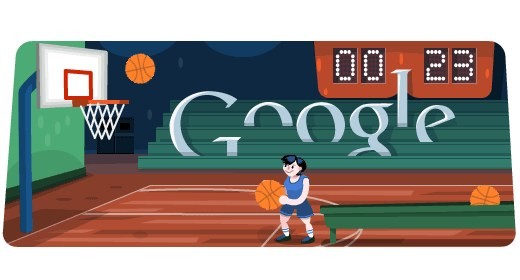 Giocare a basket con un doodle