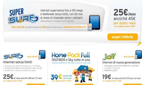 Offerte Fastweb