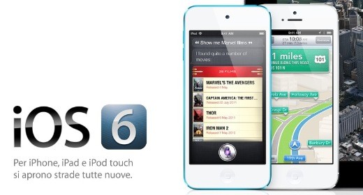 iOS 6 è già sul 15% dei dispositivi Apple