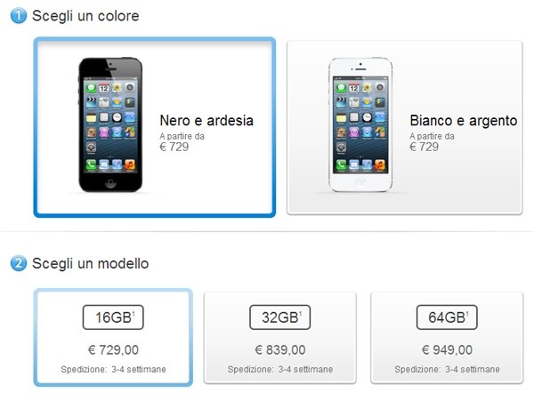 iPhone 5, tempi di attesa