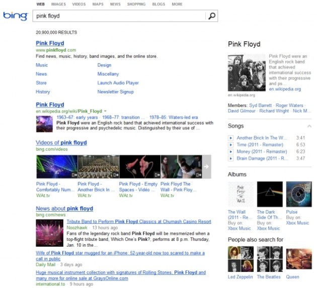 Bing Snapshot