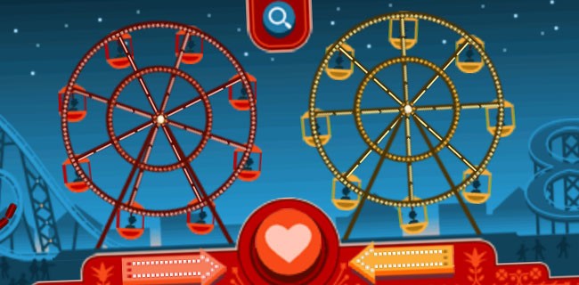 Google doodle per San Valentino e George Ferris
