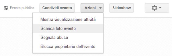 Da oggi scaricare tutte le foto di un evento pubblicate su Google+ è più semplice: basta un click