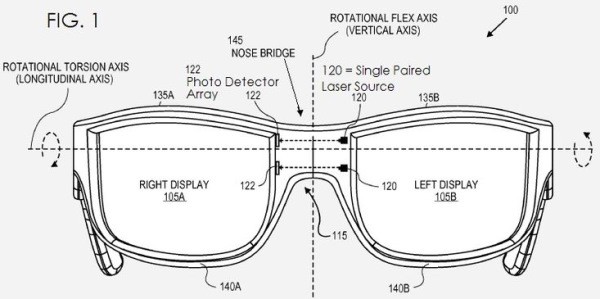 Google ha già brevettato la tecnologia da includere negli occhiali Google Glass di seconda generazione