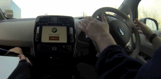 La Nissan Leaf 