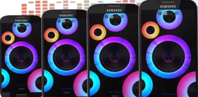 Samsung Galaxy S4 con la musica di 7digital