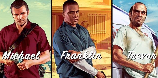 GTA 5: i trailer di Michael, Franklin e Trevor