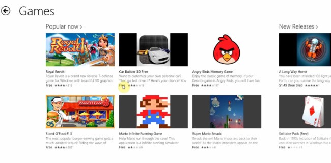 Windows 8: 100.000 app sul Windows Store