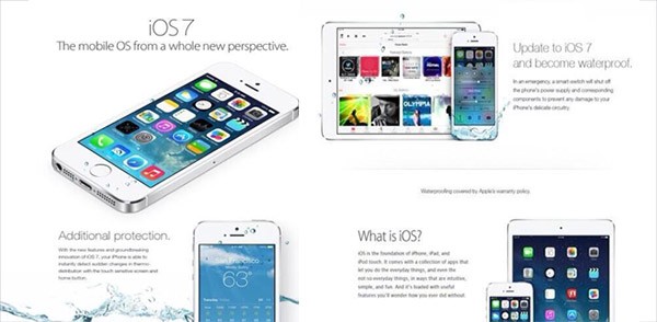 iOS 7 waterproof