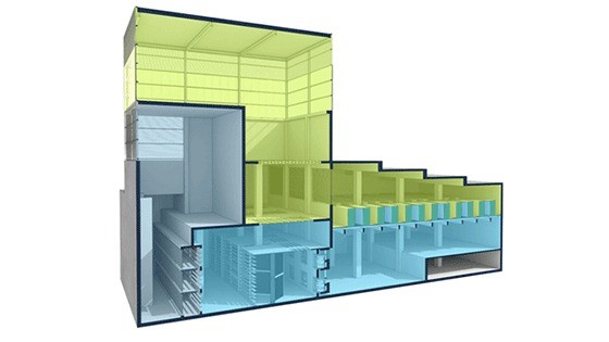 ENI Green Data Center - Struttura delle torrette