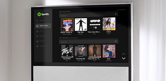 Spotify sulle Smart TV di Bang & Olufsen