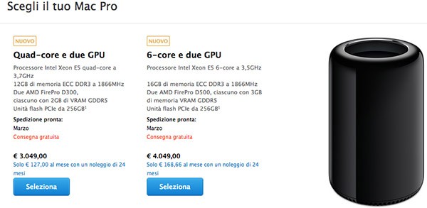 Mac Pro, slittamento a marzo