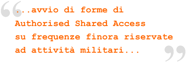 Avvio di forme di authorised shared access