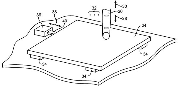 Brevetto trackpad