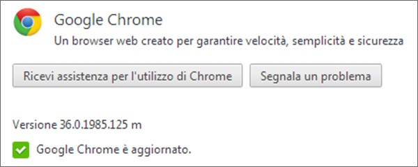 L'aggiornamento rilasciato oggi da Google porta il browser Chrome alla versione 36