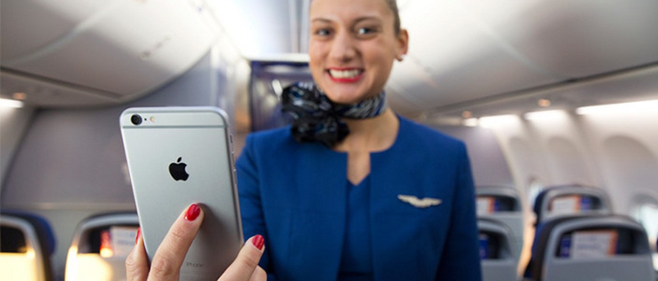 23.000 iPhone 6 Plus sui voli United Airlines