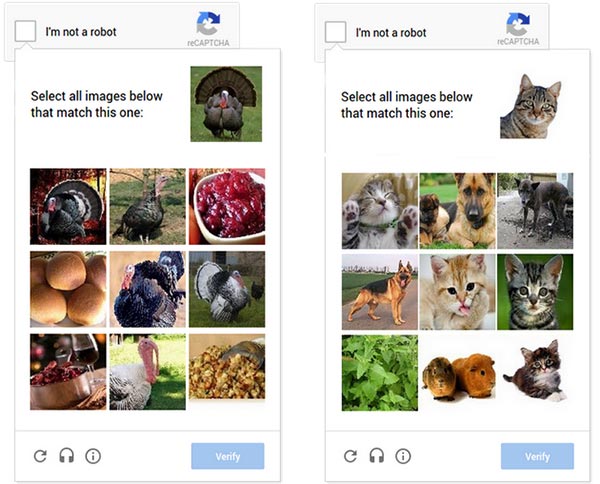 Nuovi metodi di reCAPTCHA che Google sta sperimentando appositamente per i dispositivi mobile