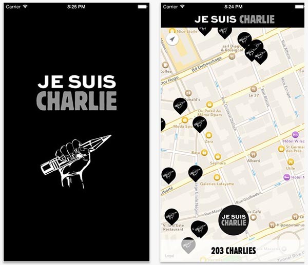 App Je Suis Charlie