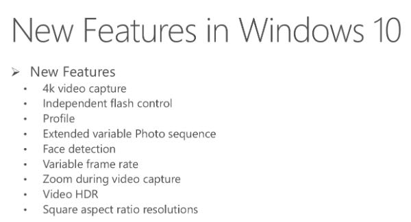 Windows 10, nuove funzionalità fotografiche