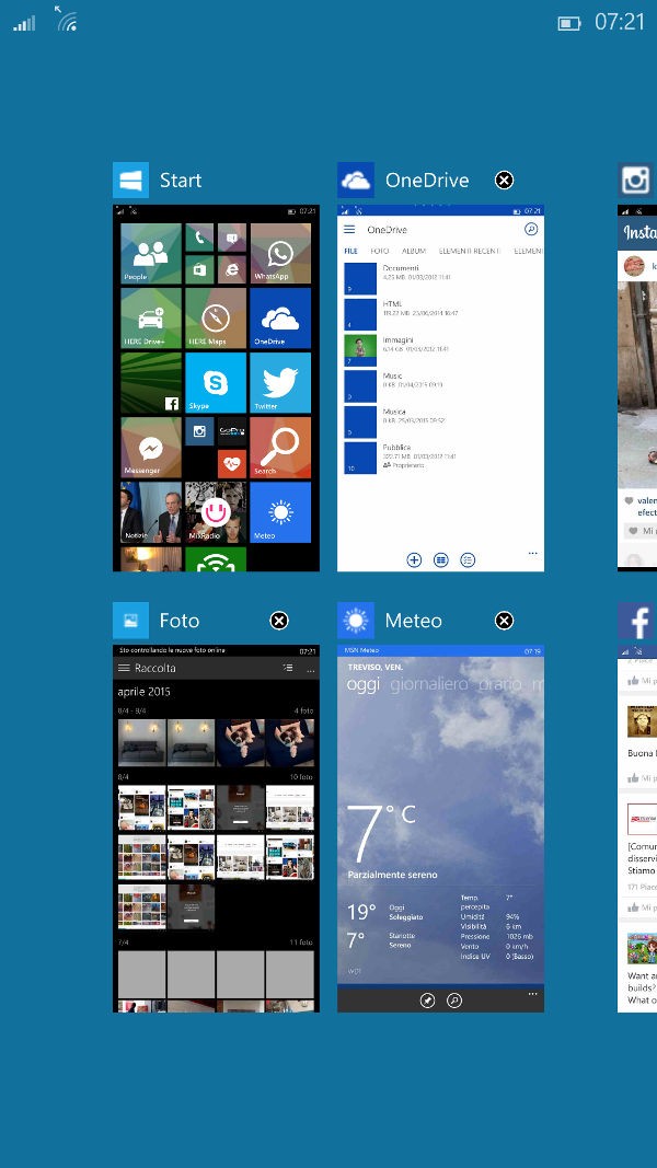 Windows 10 per smartphone: multitasking per phablet