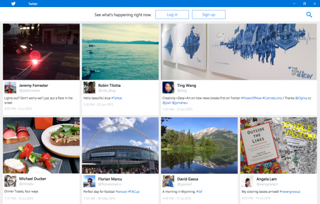 Twitter per Windows 10
