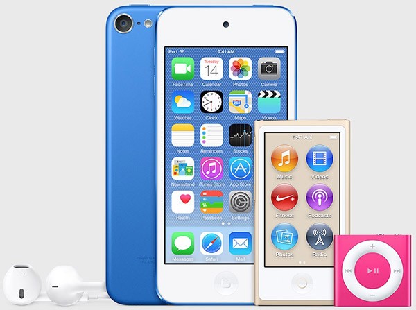 iPod, nuovi colori