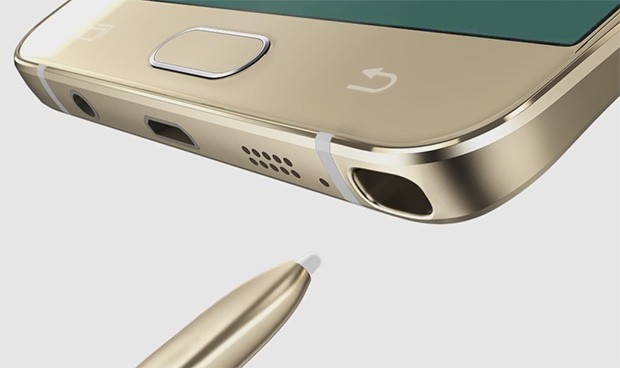 L'alloggiamento per il pennino S Pen del Galaxy Note 5