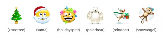 Skype emoticon Natale