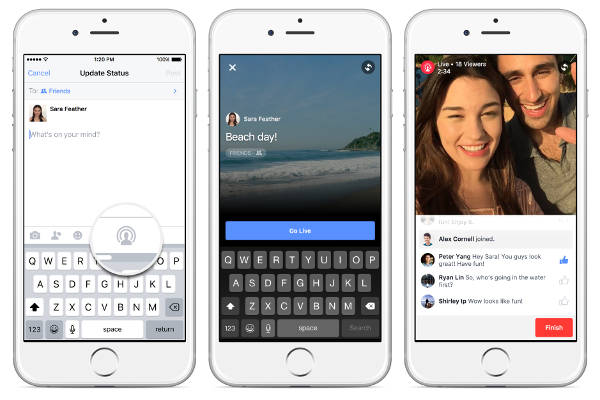 Facebook vuole offrire i live video a tutti