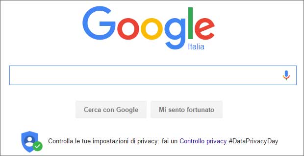 Google: controllo privacy